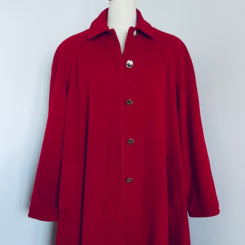 Vintage PORTS Cashmere/Wool Swing Coat